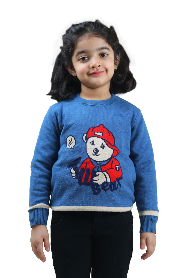 Unisex Sweater with Cute Bear Design